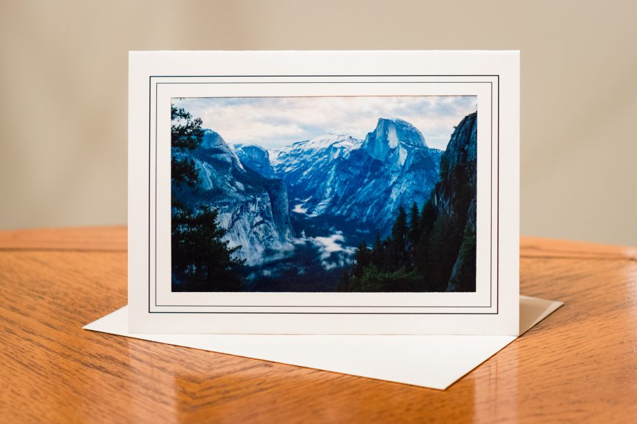Half Dome Equinox photo featured on the perfect card.