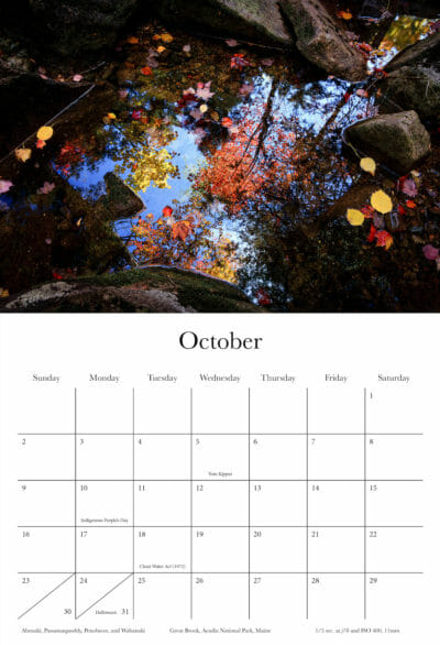 October 2022 calendar